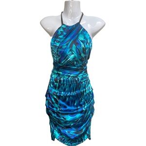 Le Chateau Beautifully Ruched Formal Dress XXS